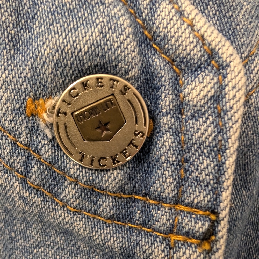 Carolina Blues Vintage Denim Button-Down Dress Size 7/8 100%cotton - Picture 2 of 9